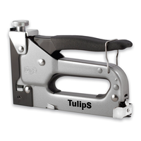 Tulips степлер для скоб тип 140 (10.6ммх1.2мм) и гвоздей 6-14 мм, металл. корпус, регулировка удара IP11-911