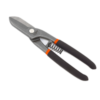 Tulips ножницы для листового металла,прямой рез, английский тип, обрезиненные рукоятки IS11-440