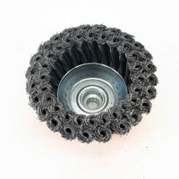 Кордщетка Bohrer чашеобразная двухрядная витая жесткая 125 мм (толщ. проволоки 0,5 мм, М14) для УШМ (24/1)