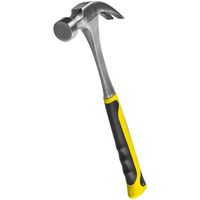 Молоток-гвоздодер STAYER "PROFESSIONAL" цельнометаллический, с двухкомп.ручкой, 560г, 2025-560