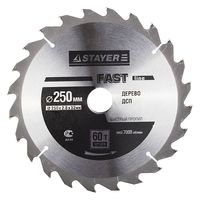 Диск пильный STAYER MASTER "SUPER-Line" по дереву, 250х30мм, 60Т, 3682-250-30-60