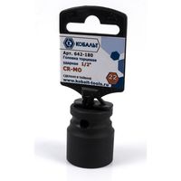 Головка торцевая удар. КОБАЛЬТ 1/2", 22 мм, Cr-Mo (1 шт.) 642-180