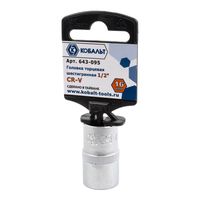 Головка торцевая КОБАЛЬТ 1/2", 16 мм, Cr-V (1 шт.) 643-095
