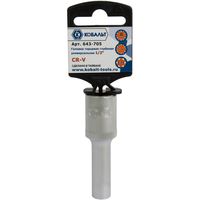 Головка торцевая глубокая унив. КОБАЛЬТ 1/2", 8 мм, SPLINE Cr-V (1 шт.) 643-705