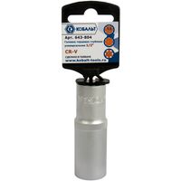 Головка торцевая глубокая унив. КОБАЛЬТ 1/2", 18 мм, SPLINE Cr-V (1 шт.) 643-804