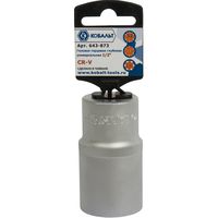 Головка торцевая глубокая унив. КОБАЛЬТ 1/2", 32 мм, SPLINE Cr-V (1 шт.) 643-873