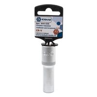 Головка торцевая глубокая КОБАЛЬТ 1/2", 12 мм, Cr-V (1 шт.) 644-030