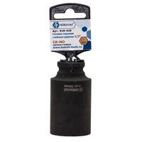 Головка торцевая глубокая ударная КОБАЛЬТ 1/2", 32 мм, Cr-Mo, 918-429