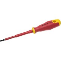 Отвертка STAYER "PROFI" "ELECTRO" диэлектрическая до 1000В, SL 3,0 х 75мм, 25141-03-07_z01