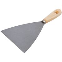 Шпатель с деревянной ручкой 125 мм FIT DIY 06125