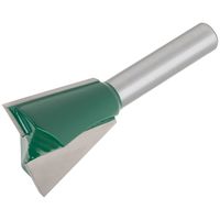 Фреза пазовая "Ласточкин хвост" DxHxL=25х25х61мм FIT IT 3608-082525