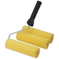 Валик поролоновый желтый 180 мм + 2 сменных ролика FIT IT 02795
