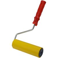 Валик прижимной для обоев, резиновый, желтый 180 мм FIT IT 02988