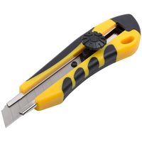 Нож технический 18 мм усиленный, вращ.прижим FIT IT 10253
