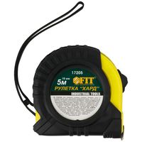 Рулетка прорезиненный корпус "Хард" 5 м x 19 мм FIT IT 17205