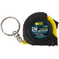 Рулетка-брелок, прорезин.корпус  2 м x 8 мм FIT DIY 17825
