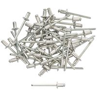 Заклепки мелкая фасовка, 50 шт., 4.0 х 6 мм FIT РОС 23736