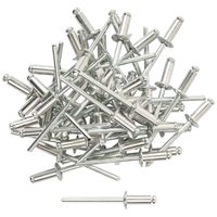 Заклепки мелкая фасовка, 50 шт., 4.0 х 10 мм FIT РОС 23740