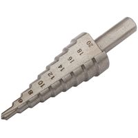 Сверло ступенчатое HSS ( Р6М5 ) по металлу, 9 ступеней, 4-20 мм FIT IT 36395