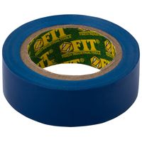 Изолента PVC 19 мм х 0,13 мм х 10 м ( синяя ) FIT IT 11007