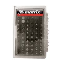 Набор бит с магнитным держателем, CrV, 61 шт. Matrix 11387