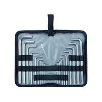 Набор ключей имбусовых HEX-TORX, 18 шт: HEX 1,5-10 мм, T10-T50, CrV, удлиненных, с сатиновым покрытием Matrix 12315