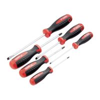 Набор отверток, сталь S2, двухкомпонентные рукоятки, 6 шт Matrix Professional 13303
