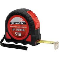 Рулетка Strong, 7,5 м х 25 мм, обрезиненный корпус Matrix 31082