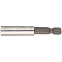 Адаптер для бит, магнитный фиксатор, хвостовик CrV сталь, 60 мм FIT DIY 57604