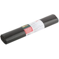Мешки для строительного мусора, ПВД особопрочные, 60 л, 600х800 мм, толщина 70 мкм,  5 шт. FIT РОС 11931