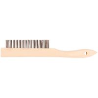 Корщетка с изогнутой деревянной ручкой 4-х рядная FIT IT 38397