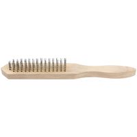Корщетка с деревянной ручкой 4-х рядная FIT IT 38404