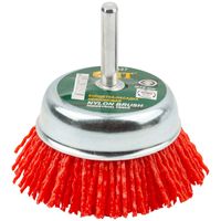 Корщетка-чашка нейлоновая со штифтом 75 мм FIT IT 38627