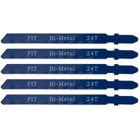 Полотна для э/лобзика по металлу Профи, европ.хвостовик, Bi-metal, 5 шт., 24 TPI FIT IT 41120