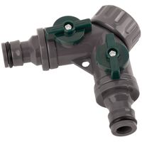 Распределитель 2-х канальный пластиковый FIT IT 77425