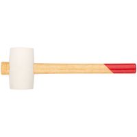 Киянка резиновая белая, деревянная ручка 50 мм ( 340 гр ) КУРС 45332