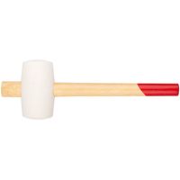 Киянка резиновая белая, деревянная ручка 70 мм ( 680 гр ) КУРС 45334