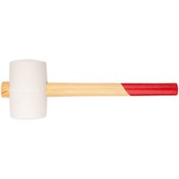 Киянка резиновая белая, деревянная ручка 80 мм ( 900 гр ) КУРС 45335