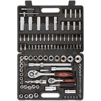 Набор инструмента автомобильный 108 шт. CrV 1/2"+1/4" КУРС 65205
