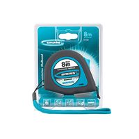 Рулетка Ergonomisch, 8 м x 25 мм, магнитный обрезиненный зацеп Gross 31104