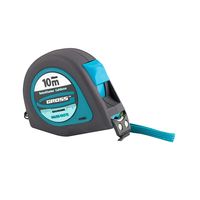 Рулетка Ergonomisch, 10 м x 25 мм, магнитный обрезиненный зацеп Gross 31105