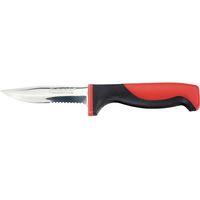Нож рыбака FISHERMANS DREAM small, 100 мм, двухкомпонентная рукоятка, пластиковые ножны Matrix Kitchen 79117