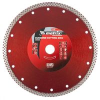 Диск алмазный, отрезной сплошной, 230 х 22,2 мм, сухая резка Matrix Professional 73136