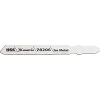 Полотна для электролобзика по металлу, 3 шт, T118G, 50 х 0,8 мм, HSS Matrix Professional 78206