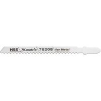 Полотна для электролобзика по металлу, 3 шт, T127D, 75 х 3 мм, HSS Matrix Professional 78208