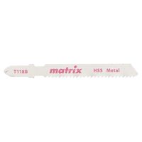 Полотна для электролобзика  по металлу, 3 шт,T118B, 50 x 2 мм, HSS Matrix 78229