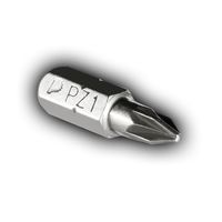 Бита отверточная ПРАКТИКА "Профи" PZ-1 х 25мм, блистер (2шт), 035-608