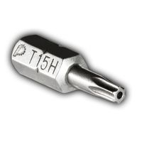 Бита отверточная ПРАКТИКА "Профи" Torx Tamper-15 х 25мм, блистер (2шт), 035-646