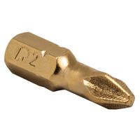 Бита отверточная ПРАКТИКА "Эксперт-Алмаз" PH-2 х 25мм Tin, блистер (1шт), 776-645