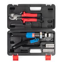 Набор инструментов для опрессовки неизолированных кабельных наконечников и резки кабеля ПГР-70 + НКи